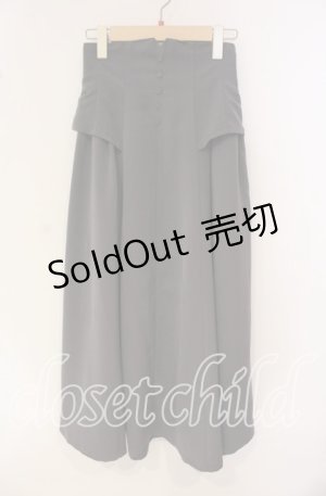 画像: an another angelus / コルセット風サイドタックスカート F グレー O-25-09-30-048-CA-SK-OW-OS