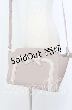 画像: m petit by misako / リボンヨコショルダーバッグ  ピンク O-25-09-30-1001-LO-BG-OW-ZT1003W