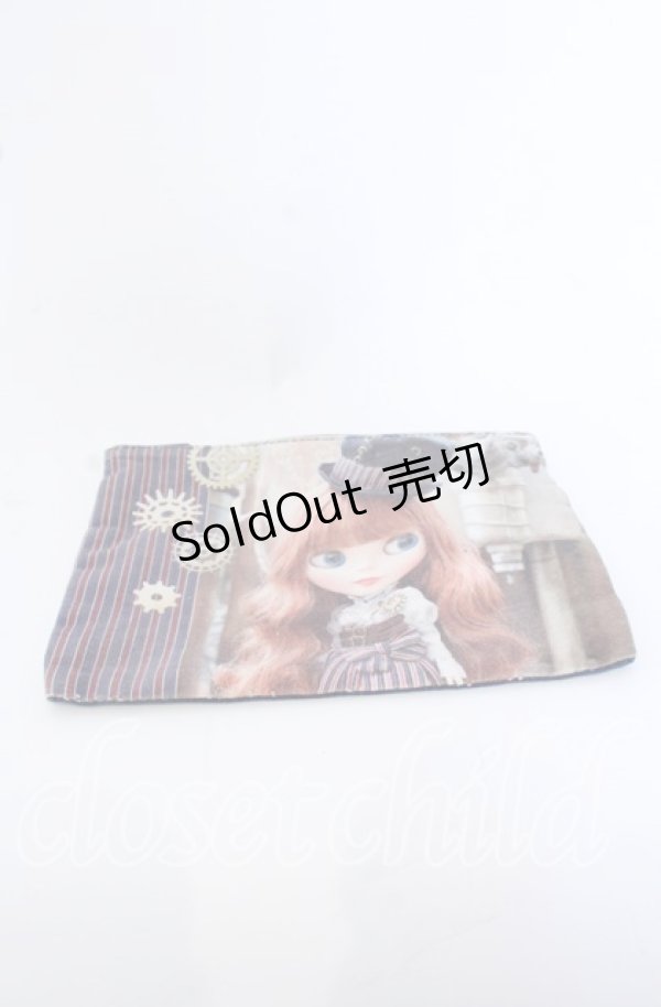 画像1: 【SALE】ブライス / フラットポーチ  ネイビー O-25-09-30-1057-LO-ZA-OW-ZT271 (1)