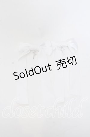 画像: DearMyLove / クロスリボンクリップ  シロ O-25-09-30-1061-EL-AC-OW-OS