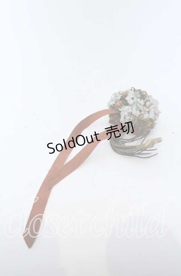 画像1: 【SALE】KANEKO ISAO / 花束コサージュ  ブルー系 O-25-09-30-1068-EL-ZA-OW-ZT323 (1)