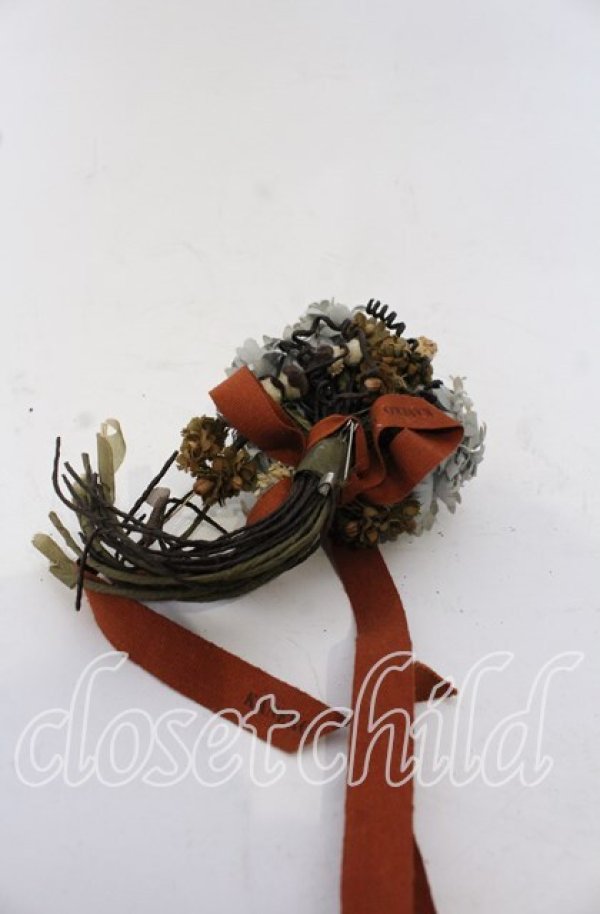 画像2: KANEKO ISAO / 花束コサージュ  ブルー系 O-25-09-30-1068-EL-ZA-OW-ZT323 (2)