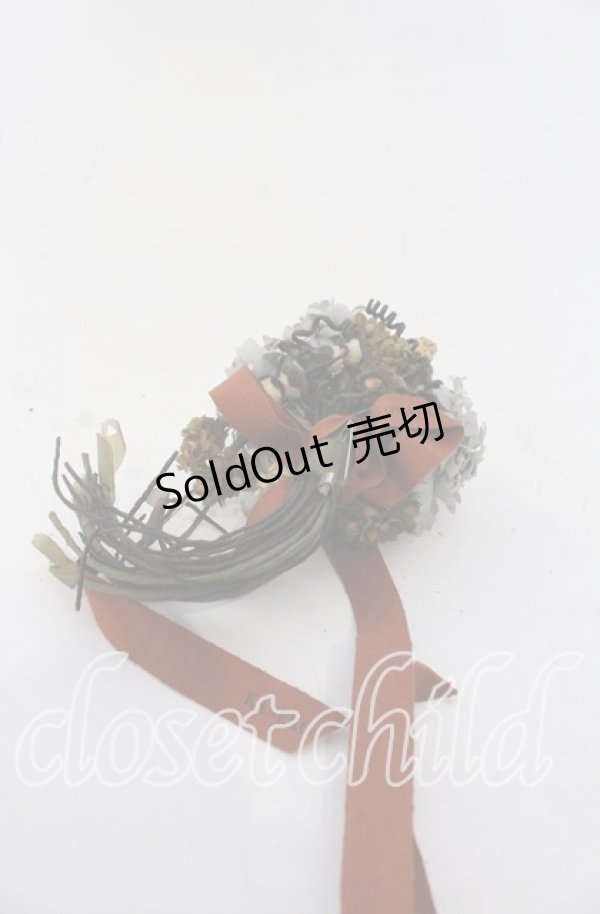 画像2: 【SALE】KANEKO ISAO / 花束コサージュ  ブルー系 O-25-09-30-1068-EL-ZA-OW-ZT323 (2)