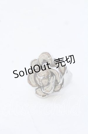 画像: PINK HOUSE / 薔薇モチーフリング 10号 シルバー O-25-09-30-1076-LO-AC-OW-ZT170