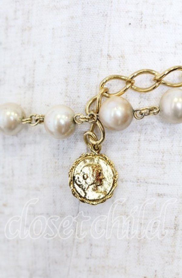 画像2: INGEBORG / パールチェーンベルト  ゴールド O-25-09-30-1077-LO-ZA-OW-ZT271 (2)