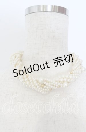 画像: INGEBORG / 人工真珠使いチョーカー  パール×ゴールド O-25-09-30-1081-LO-AC-OW-OS