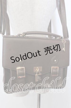 画像: Amavel / カギ付ミニサッチェルバッグ  ブラウン O-25-09-30-1010-CA-BG-OW-ZT-K013