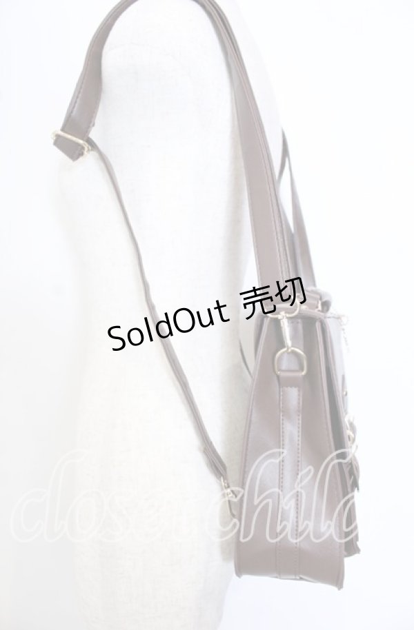 画像2: Amavel / カギ付ミニサッチェルバッグ  ブラウン O-25-09-30-1010-CA-BG-OW-ZT-K013 (2)