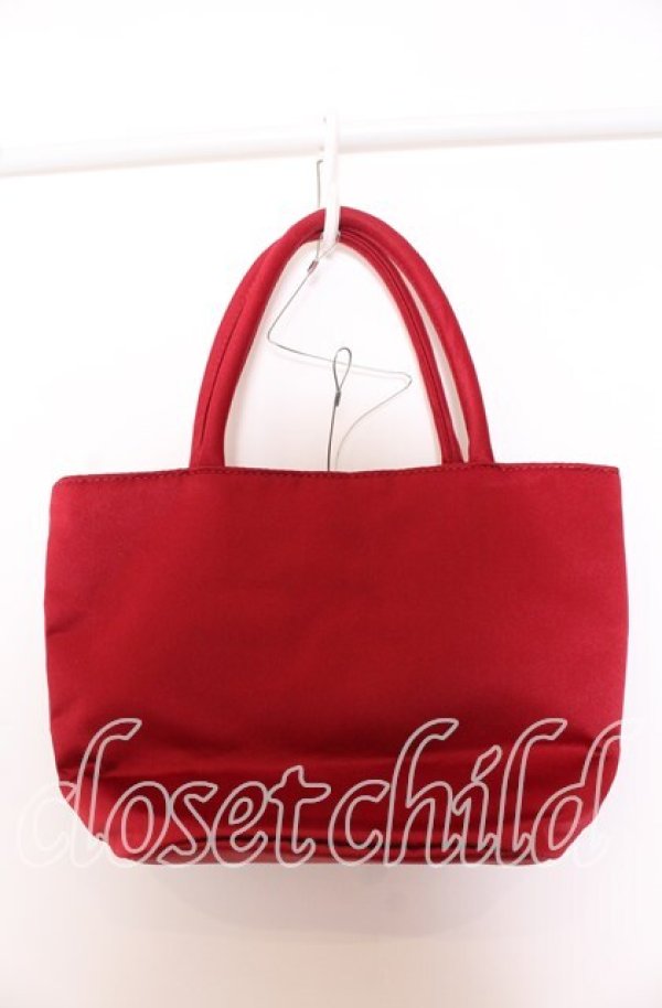 画像2: Maison de FLEUR / チェリートートバッグ  アカ O-25-09-30-1013-LO-BG-OW-ZT-K012 (2)