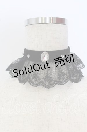 画像: FLC / ホシナ*レースチョーカー  クロ O-25-09-30-1017-LO-AC-OW-ZT168F005