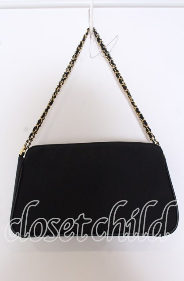 画像1: INGEBORG / ロゴ使いハンドバッグ  クロ O-25-09-30-1004-LO-BG-OW-ZT-K013 (1)