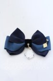 画像1: Enchantlic Enchantilly / クリアモチーフリボンブローチ  ブルー O-25-09-30-1038-LO-AC-OW-ZT168F006 (1)