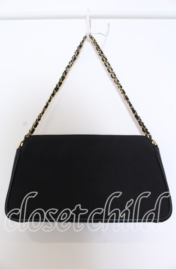 画像2: INGEBORG / ロゴ使いハンドバッグ  クロ O-25-09-30-1004-LO-BG-OW-ZT-K013 (2)