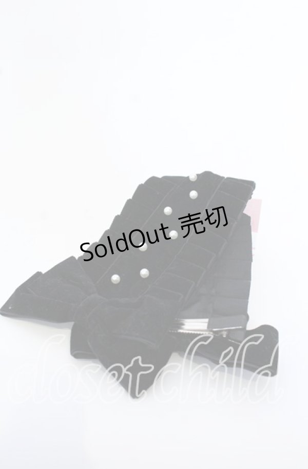 画像1: FLC / ホシナ*ヘッドドレス  クロ O-25-09-30-1043-LO-AC-OW-ZT271 (1)