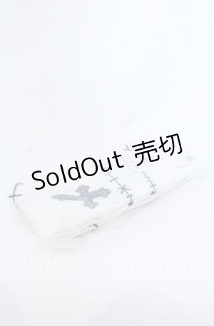 画像: Chalmiere / ツギハギクロスオーバーニー F シロ O-25-09-30-1056-LO-ZA-OW-OS
