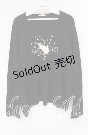 画像: PINK HOUSE / プリントカットソー【お直しあり】  クロ O-25-09-30-071-LO-TO-IG-OS