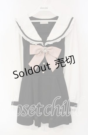 画像: LIZ LISA / セーラーカラーセットアップ【パンツ欠品】 0 クロ O-25-09-30-081-LO-OP-OW-OS