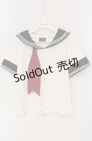 画像: ALICE and the PIRATES / ノエルセーラーカットソー  シロ×クロ O-25-09-30-087-PA-TO-IG-OS