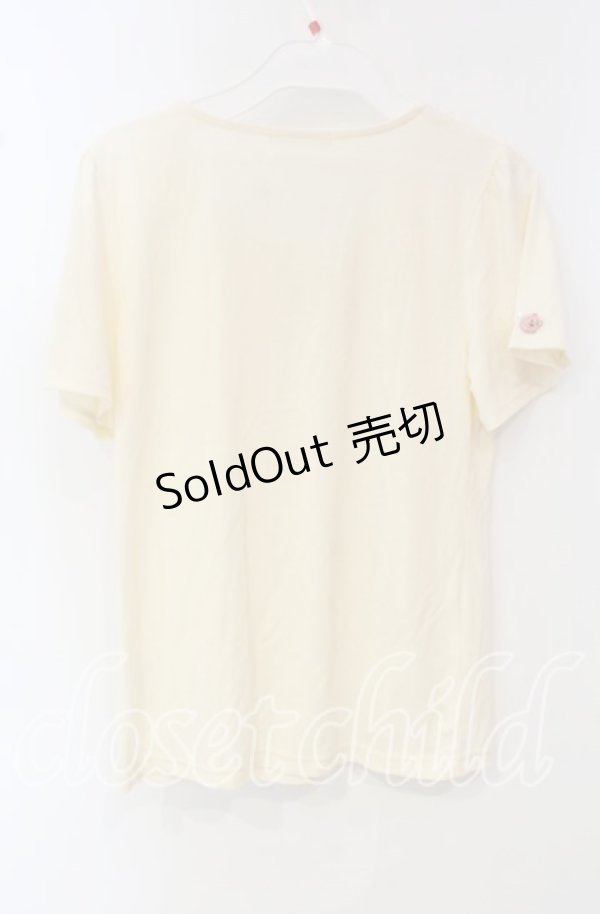 画像3: 【SALE】axes femme / フラワーモチーフ使いインナー  アイボリー O-25-09-30-097-AX-TO-IG-ZT167 (3)