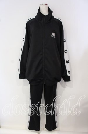 画像: Hauls / 新！ネ申おジャージ参上！ 【 セットアップ 】  ブラック×ホワイト O-25-09-30-2001-PU-OP-IG-OS