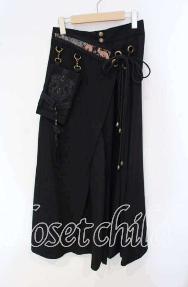 画像1: Desoro Works / 琉球浪漫物語わいどぱんつ  ブラック O-25-09-30-2032-PU-PA-IG-OS (1)