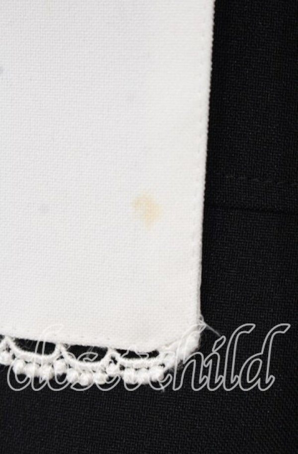 画像2: MIHO MATSUDA / ワンピース・リイナ  ブラック×ホワイト O-25-09-30-2003-GO-OP-IG-OS (2)