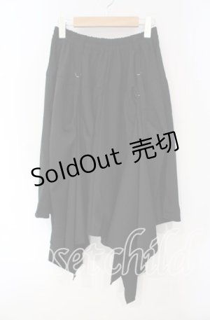 画像: Deorart / アジャスタ付変形ユニセックススカート  ブラック O-25-09-30-2014-PU-SK-IG-OS