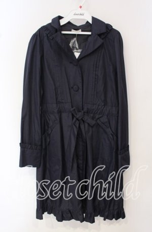 画像: axes femme / トレンチ風レインコート  ネイビー O-25-09-30-2022-AX-CO-IG-OS