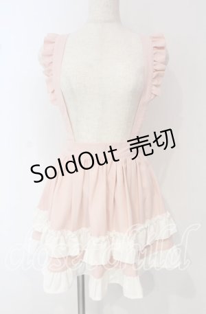 画像: DearMyLove / 大きめリボンフリルロリータスカート S ピンク O-25-09-30-011-EL-SK-OW-OS