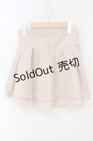 画像: michellMacaron / 美脚になれるサマーツイードスカート F ピンク O-25-09-30-012-LO-SK-OW-OS