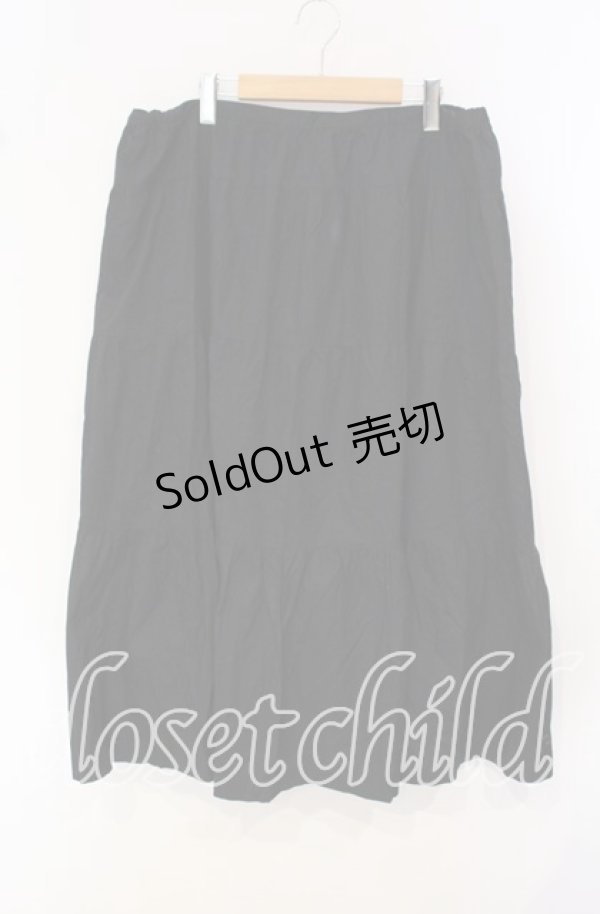 画像1: WONDERFUL WORLD / プレーンロングスカート【お直しあり】  クロ O-25-09-30-019-LO-SK-IG-ZI (1)