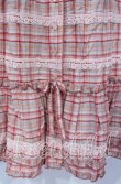 画像2: PINK HOUSE / オリジナルチェックロングスカート【お直しあり】  ピンク O-25-09-30-022-LO-SK-IG-OS (2)