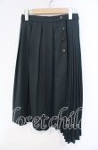 画像1: axes femme / ダブルプリーツスカート  グリーン O-25-10-02-002-AX-SK-IG-ZT283 (1)