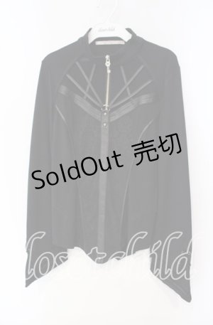 画像: Rozen Kavalier / 鍵チャーム異素材カットソー  ブラック O-25-10-02-017-OO-TO-IG-OS