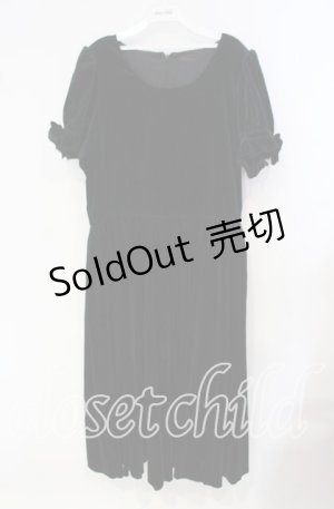 画像: WONDERFUL WORLD / 別珍ワンピース【お直しあり】  クロ O-25-10-02-018-LO-SK-IG-OS