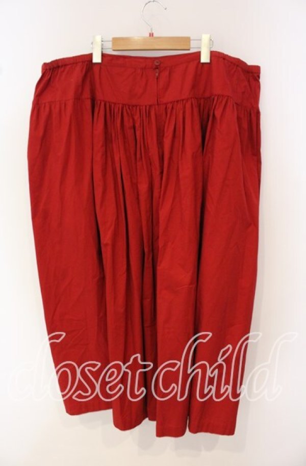 画像2: WONDERFUL WORLD / プレーンスカート【お直しあり】  アカ O-25-10-02-003-LO-SK-IG-OS (2)