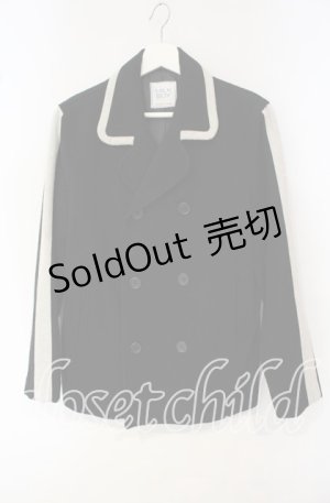 画像: MILKBOY / Line Pコート  ブラックｘグレージュ O-25-10-02-025-MB-CO-YM-OS
