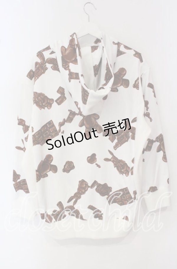 画像3: MILKBOY / CHOCOLATE MURDERパーカー L ホワイト（切り替え部分と若干違いあり O-25-10-02-027-MB-TO-YM-OS (3)