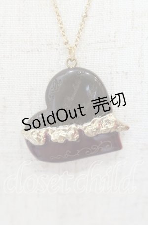 画像: axes femme / ハートチョコネックレス  ブラウン O-25-10-03-007-AX-AC-OW-ZT432-F003
