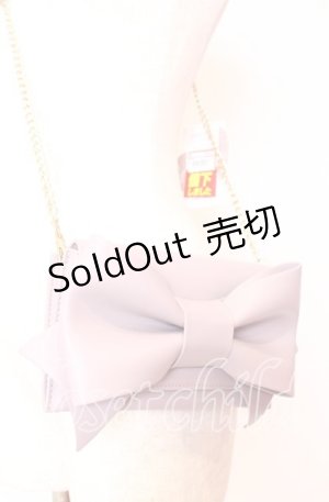 画像: 【SALE】m petit by misako / AMリボンフラップSLD  中紫 O-25-10-03-011-LO-ZA-IG-ZT335