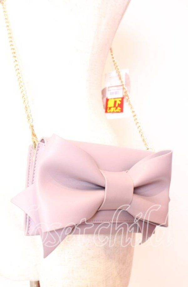 画像1: m petit by misako / AMリボンフラップSLD  中紫 O-25-10-03-011-LO-ZA-IG-ZT335 (1)