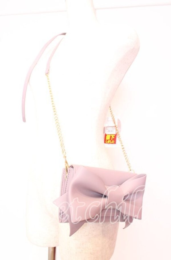 画像2: m petit by misako / AMリボンフラップSLD  中紫 O-25-10-03-011-LO-ZA-IG-ZT335 (2)