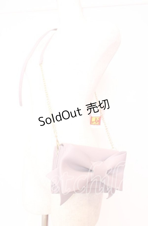 画像2: 【SALE】m petit by misako / AMリボンフラップSLD  中紫 O-25-10-03-011-LO-ZA-IG-ZT335 (2)