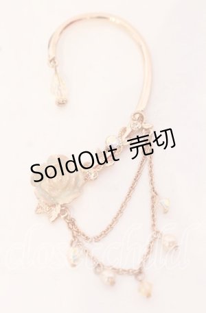 画像: axes femme / バラモチーフイヤーカフ  ピンクゴールド O-25-10-03-012-AX-AC-OW-ZT432-F003