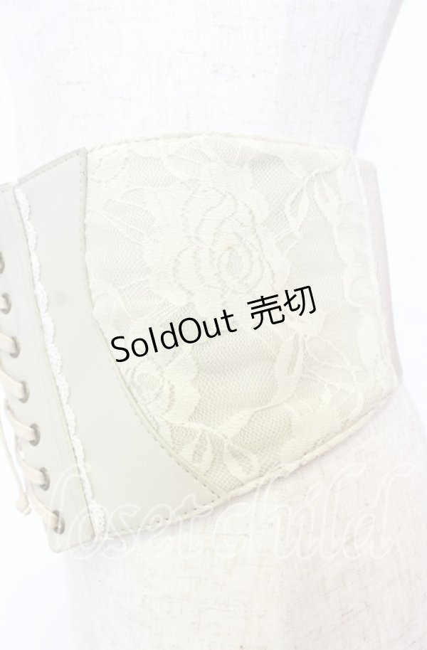 画像2: axes femme / レースアップカマーベルト  キナリ O-25-10-03-002-AX-ZA-OW-OS (2)