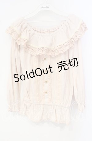 画像: LIZ LISA / はしごレース使い起毛チュニック 0 ピンク O-25-10-04-035-LO-TO-OW-OS