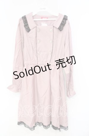 画像: 【SALE】MA*RS / ボタン配色ワンピース M ピンク O-25-10-04-053-EL-OP-OW-ZT075