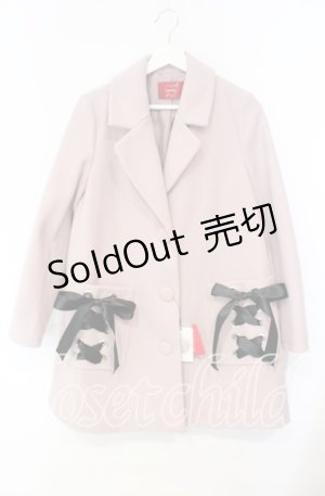 画像: Jamie エーエヌケー / BIGシルエットコート M ピンク O-25-10-04-057-LO-CO-OW-OS