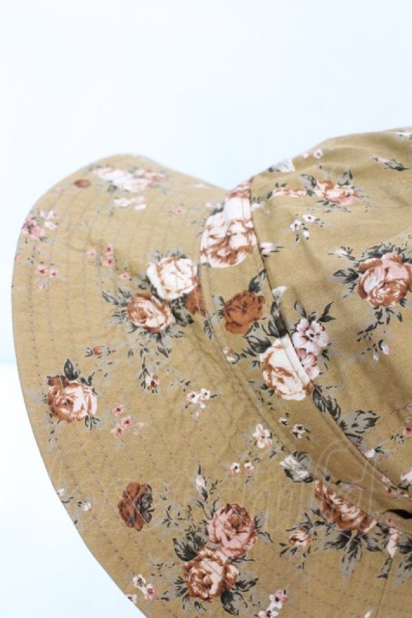 画像2: KANEKO ISAO / 花柄ハット  イエロー系 O-25-10-04-1042-EL-AC-OW-ZT-K007 (2)