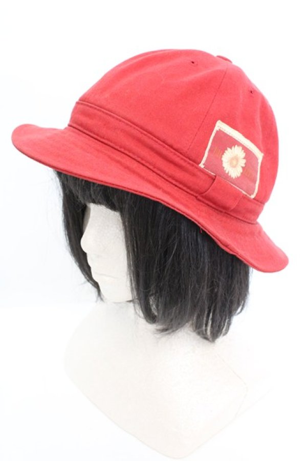 画像1: PINK HOUSE / マーガレットワッペンハット  アカ O-25-10-04-1044-LO-AC-OW-ZT-K007 (1)